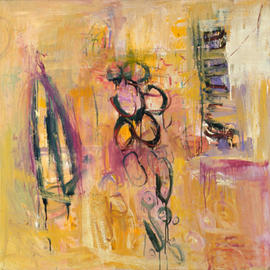 Marcia Freedman: 'Dwell', 2005 Oil Painting, Abstract. Artist Description:  Dwell is an oil painting on canvas that was informed by organic forms found within the body. ...