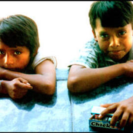 Gregory Stringfield: 'Brothers', 2002 Color Photograph, Children. 