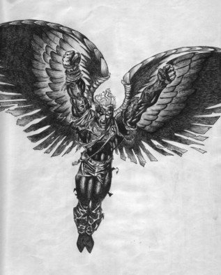 Gonzalo Di Paolo: 'Wings', 2007 Illustration, Comics. 