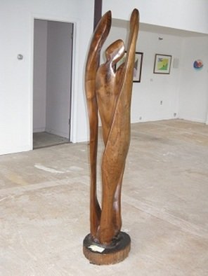 Harold Gubnitsky: 'A trois Trois', 2006 Wood Sculpture, Abstract.   wood sculpture  ...