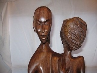 Harold Gubnitsky: 'Yin and Yang  Walnut', 2011 Wood Sculpture, Abstract Figurative.   wood sculpture walnut                     ...