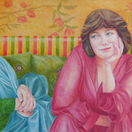 Heather Hyatt: 'Three Graces', 2010 Oil Painting, Portrait. 
