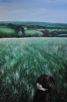 Matthew Hickey: 'Warksfield Head', 2012 Oil Painting, Atmosphere. 