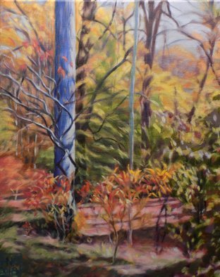 H. N. Chrysanthemum: 'landscape xi', 2018 Oil Painting, Landscape. Landscape Oil Painting...