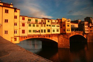 Harvey Horowitz: 'Pontevechio', 2008 Color Photograph, Inspirational.  Potevechio Bridge, Florence, Italy ...