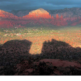Shadow of Cathedral Rock By Harvey Horowitz