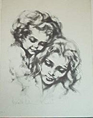 Hyacinthe Kuller-baron: 'MOTHERHOOD', 1969 Lithograph, Love. THE PERFECT GIFT!  FREE SHIPPING!Do not miss this opportunity to own an original Hyacinthe Kuller Baron original Lithograph Artist' s Proof.Original signed and numbered edition pieces continue to rise in value.Hyacinthe Kuller Baron' s lithographs become beloved family heirlooms.Order now. Or contact www. barongalleries. com. or ...