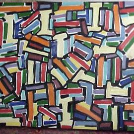 Isaac Brown: 'Elementals', 2004 Oil Painting, Abstract. 