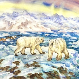 polar bears in the arctic By Igor Moshkin