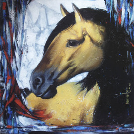 Avinash Manekar Artwork Horse1, 2015 , Americana