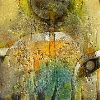 Syed Iqbal: 'Tears of Nature 55', 2001 Acrylic Painting, Abstract.  TEARS OF NATURE- 5520