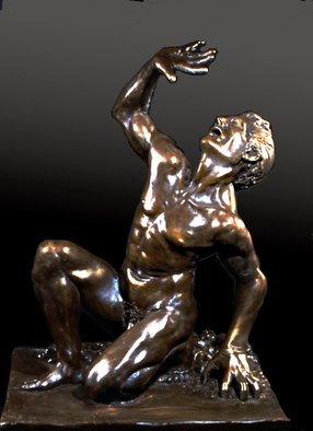 Martin Glick: 'The Marking of Cain', 2010 Bronze Sculpture, Dance.       