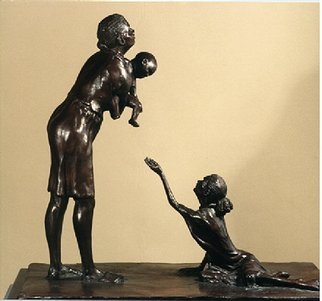 Martin Glick: 'the Plight of Afro American Women with AIDs', 2003 Bronze Sculpture, Representational.        This sculpture is one part of an AIDs monument that I have designed.  The whole of the sculpture would show all ways one can be infected with this dreaded disease.   ...