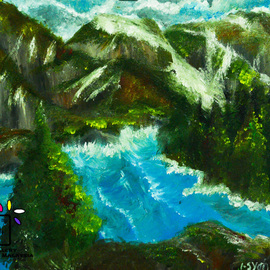 Nor Aishah Alli: 'Snowy rocky mountain ', 2016 Oil Painting, Landscape. Artist Description:    OIL PAINTING ART, ART GALLERY , LANDSCAPE OIL PAINTING , NATURE , SALES OIL PAINTING , ACRYLIC PAINTING   ...