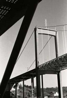 Bengt Stenstrom: 'bridge', 2010 Black and White Photograph, . Photo. Size is just example. ...
