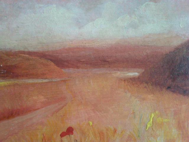 Ivana Andric  'Fields', created in 2009, Original Painting Oil.