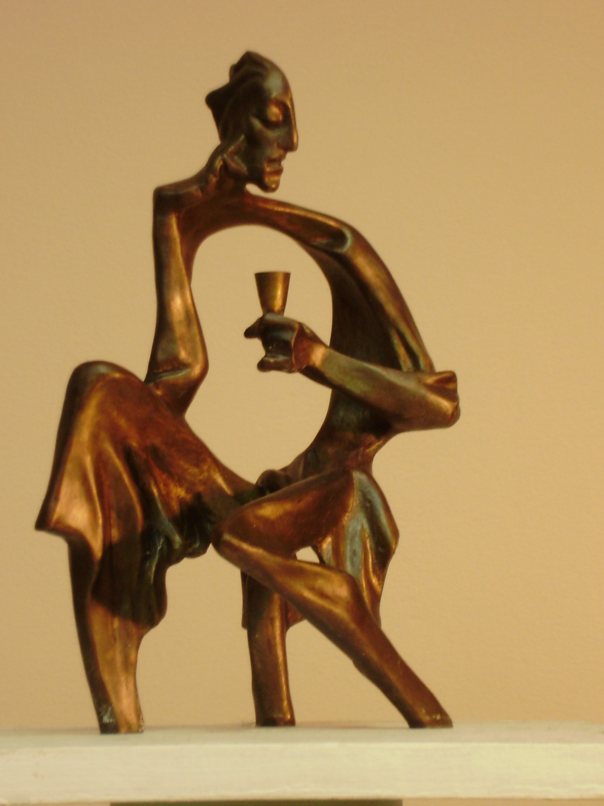 Alexander Iv Ivanov: 'absinthe', 2014 Bronze Sculpture, Philosophy. bronze, sculpture, alcohol, absinthe, abstraction...