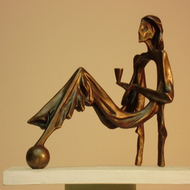 Alexander Iv Ivanov: 'poison', 2014 Bronze Sculpture, World Culture. Artist Description: bronze, sculpture, poison, abstraction...