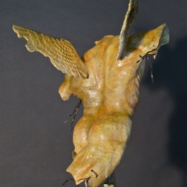 Male Torso Winged By Jack Hill