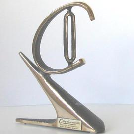 Jacques Malo: 'Le Malo', 2002 Bronze Sculpture, Abstract. 