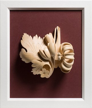 James Mcloughlin: 'Still Life', 2011 Wood Sculpture, Still Life.   This was inspired by the great tradition of music that is with all of us threw out the ages. Its carved out of Limewood.       ...