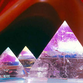 Triple Crystal Pyramids By James Parker