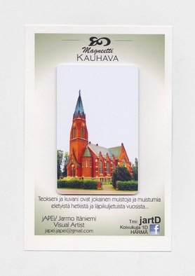 Jarmo Itniemi: 'Photo magnet', 2014 Color Photograph, Architecture.  Cathedral of KAUHAVA Finland  ...
