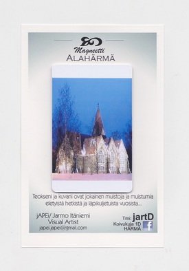 Jarmo Itniemi: 'Photo magnet', 2014 Color Photograph, Architecture.    Cathedral of ALAHARMA Finland         ...