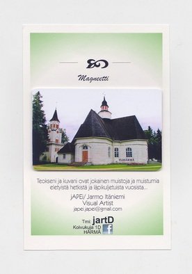 Jarmo Itniemi: 'Photo magnet', 2014 Color Photograph, Architecture.  Cathedral of YLIHARMA Finland  ...