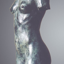 Bruce Naigles: 'Asta', 1995 Bronze Sculpture, Figurative. Artist Description:  Asta was a dancer, half Norwegian, half Ugandean. She had broad shoulders and thin hips giving her a masculine like figure, but a softness and suppleness that belongs only to the other half of our species. She was a fantastic and inspiring model whom I wish i could ...