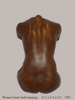 Bruce Naigles: 'back against the wall', 2006 Bronze Sculpture, undecided. 
