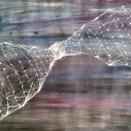 Jaymin Makwana: 'we are connected', 2015 Acrylic Painting, Conceptual. Artist Description:  We are all connected  ...