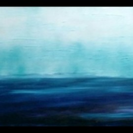 Jennifer Bailey: 'dawn', 2019 Acrylic Painting, Abstract. Artist Description: Swimming in the ocean is and always will be my total calm and peace. I wanted to capture that peace and gift it to viewers. I m not sure I want to sell this because of the emotions it evokes. ...