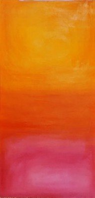 Jennifer Bailey: 'warmth', 2020 Oil Painting, Abstract. Seeing every sunset from my home inspired this piece. The changing of seasons brings an abundance of differing sky colors. I wanted to exude a feeling of end of summer warmth and joy. ...