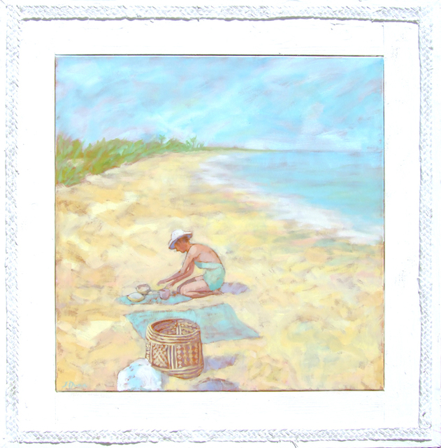 Artist Jessica Dunn. 'Girl On A Beach' Artwork Image, Created in 2008, Original Ceramics Other. #art #artist