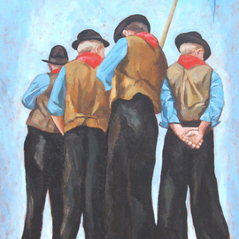 Jessica Dunn: 'Vozes do Alentejo', 2010 Oil Painting, Figurative. 
