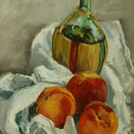 Peaches and Chianti  By Judith Fritchman