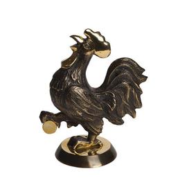 Veaceslav Jiglitski: 'Rooster by Veaceslav Jiglitski', 2004 Bronze Sculpture, Birds. Artist Description: The rooster is a universal solar symbol because it s crowing announces the down.  It is the symbol of the sunrise and of good luck. ...