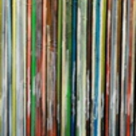 Jim Lively: 'Record Album Collection', 2012 Acrylic Painting, Surrealism. Artist Description:    Acrylic on gallery wrapped canvas.                                                                                                     ...