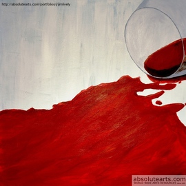 Red Wine Abstract   By Jim Lively