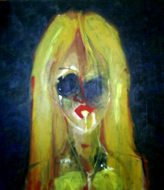 Jimy Portal: 'Felafiona', 2008 Oil Painting, Surrealism.  Felafiona in lost paradise ...