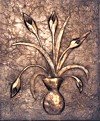 Joe Jumalon: 'Calla Lilys', 2019 Bronze Sculpture, Floral. This cast solid metal art beautifully depicts lovely calla lilies in a vase.  Each piece is hand cast and finished.  Note All cast metal art pieces will vary slightly in color andor pattern, so no two will be identical, making each piece a one- of- a- kind remarkable art creation.  ...