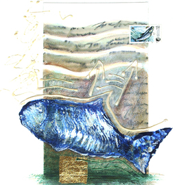 Jean-luc Lacroix Artwork POISCAILLE, 2012 Other Painting, Fish