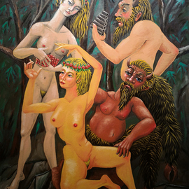 satyrs and nymphs By Joao Werner