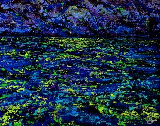 John E Metcalfe: 'Gone Fishin', 2014 Acrylic Painting, Impressionism.       Florida, Artist, Original, Acrylic, contemporary fauvism, impressionism, expressionism, pointillism, color, light, texture,        ...