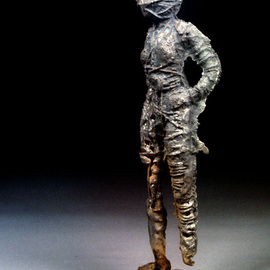 James Johnson: 'bound', 2008 Steel Sculpture, Figurative. Artist Description: Bound by self limiting thought patterns bound to be liberated. ...