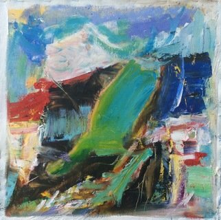 John Tierney: 'strand', 2020 Oil Painting, Abstract Landscape. Grounded yet freeflowing like walking by the sea...