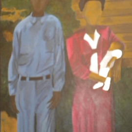 John Trimble: 'Roots', 2000 Acrylic Painting, Abstract Figurative. Artist Description:  Life in the South ...