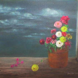 Flower 3, The Waiting By Jo Mari Montesa