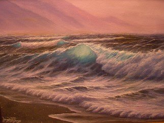 Joseph Porus: 'Healing ', 2004 Oil Painting, Beach.   Oil on fine canvas. Translucent water lit from soft light over a distant headlands. . . all elements than bring a healing to the soul. The essence of what draws us to the sea ...